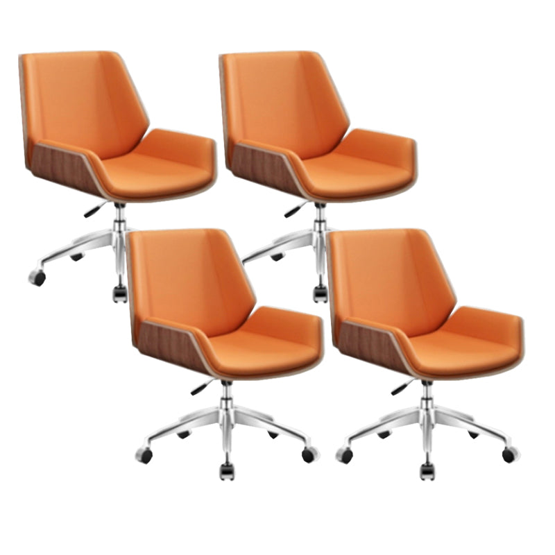 Contemporary Ergonomic Chair Mid-Back No Distressing Conference Chair