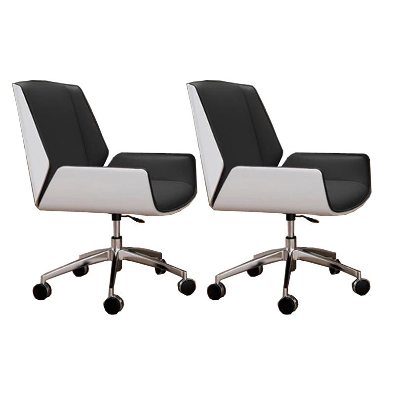 Contemporary Ergonomic Chair Mid-Back No Distressing Conference Chair