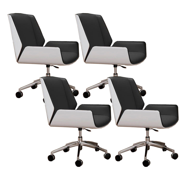 Contemporary Ergonomic Chair Mid-Back No Distressing Conference Chair