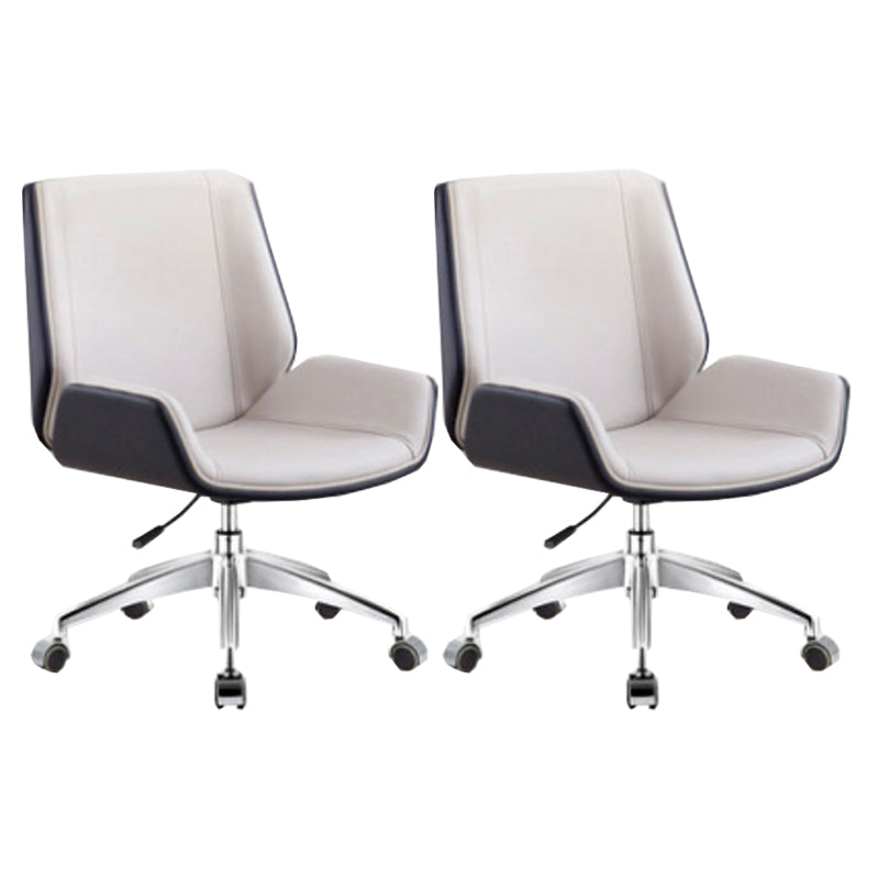 Contemporary Ergonomic Chair Mid-Back No Distressing Conference Chair