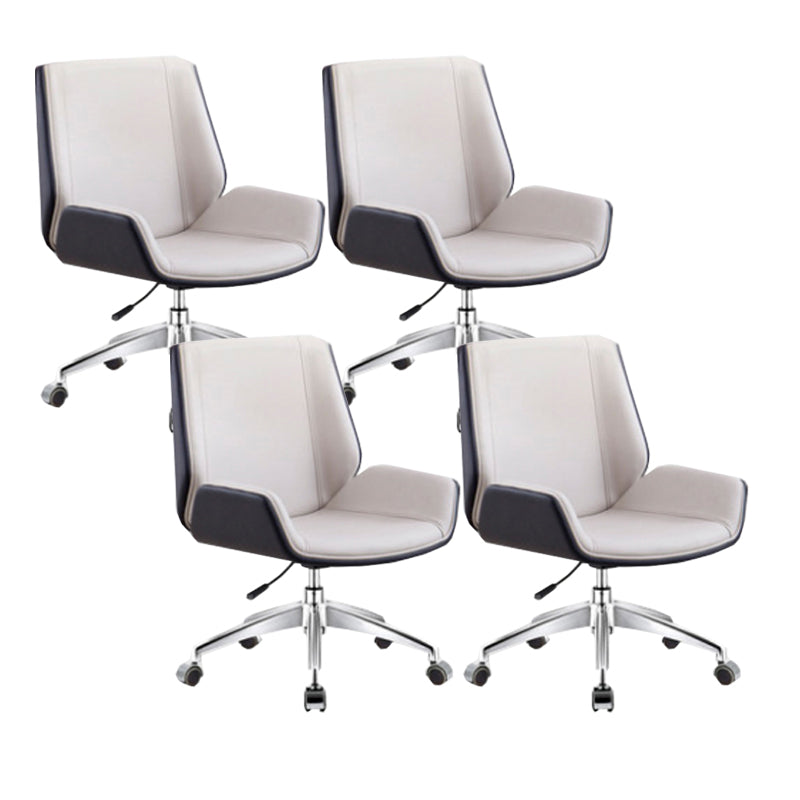 Contemporary Ergonomic Chair Mid-Back No Distressing Conference Chair