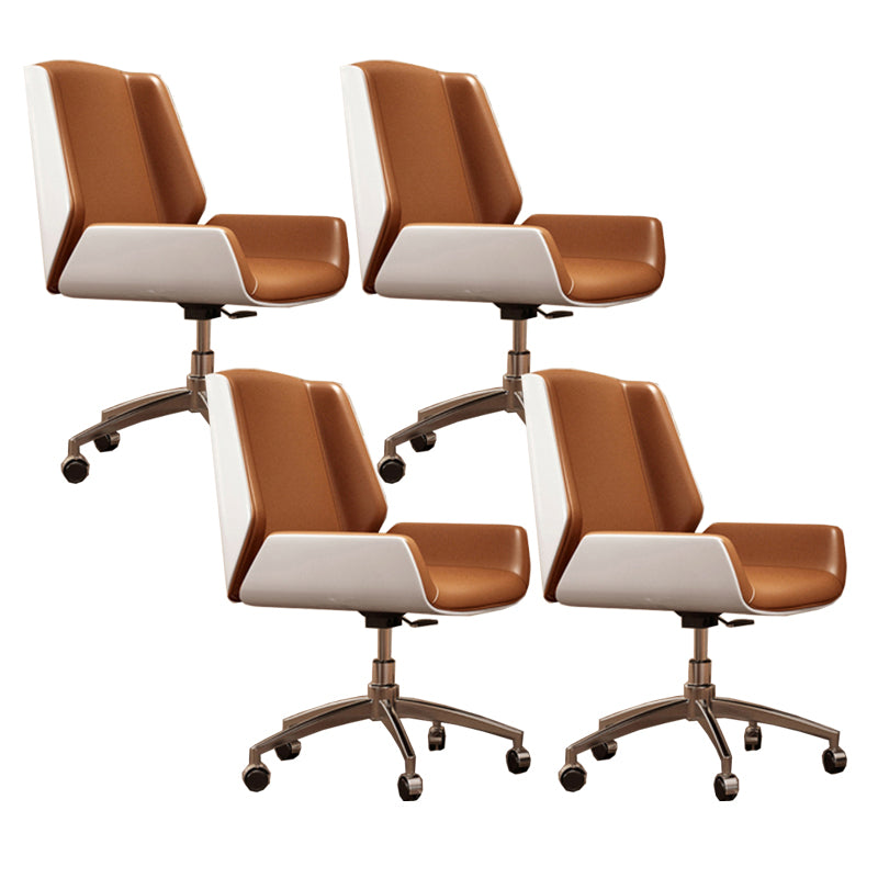 Contemporary Ergonomic Chair Mid-Back No Distressing Conference Chair