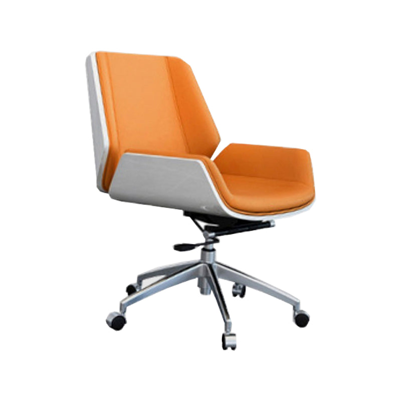 Contemporary Ergonomic Chair Mid-Back No Distressing Conference Chair