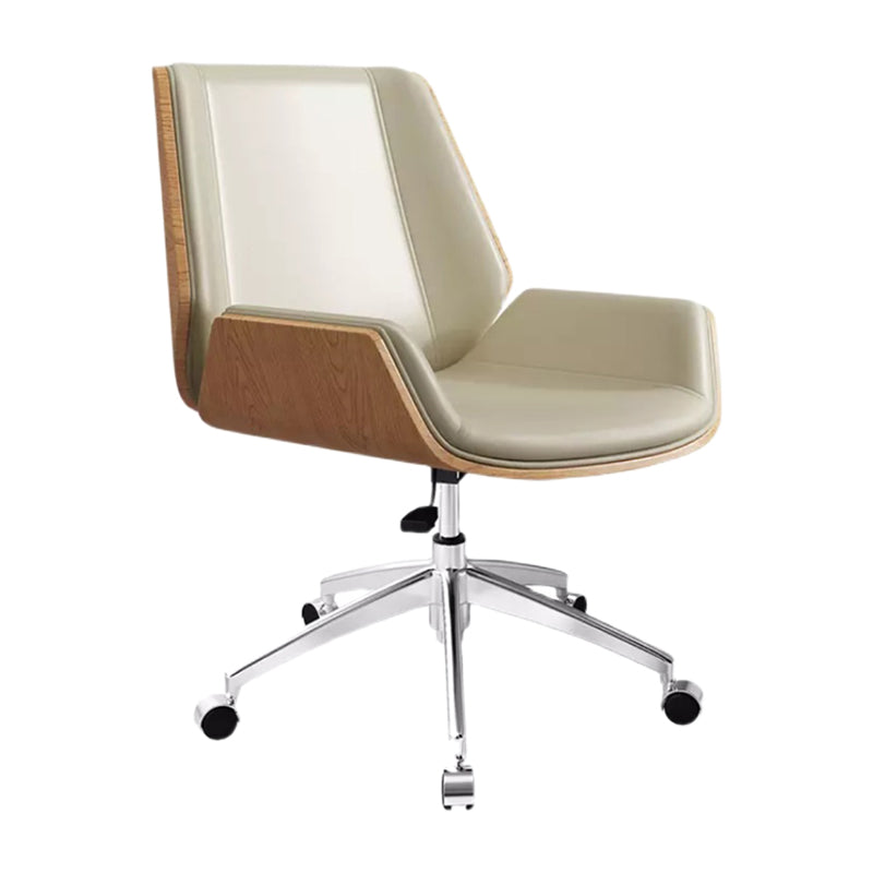 Contemporary Ergonomic Chair Mid-Back No Distressing Conference Chair