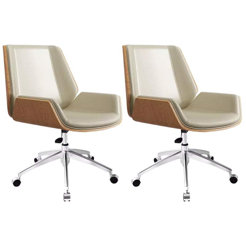 Contemporary Ergonomic Chair Mid-Back No Distressing Conference Chair