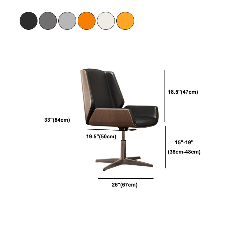 Contemporary Ergonomic Chair Mid-Back No Distressing Conference Chair