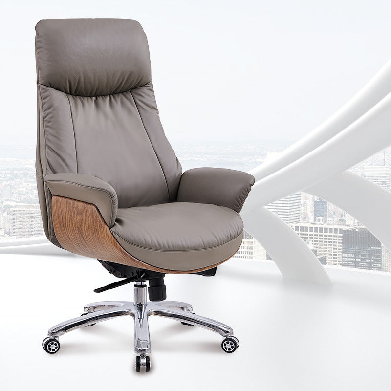 Executive Ergonomic Computer Chair Tilt Mechanism Adjustable Seat Height Managers Chair