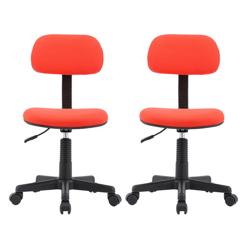 Modern Computer Task Chair Height-adjustable Office Armless Chair