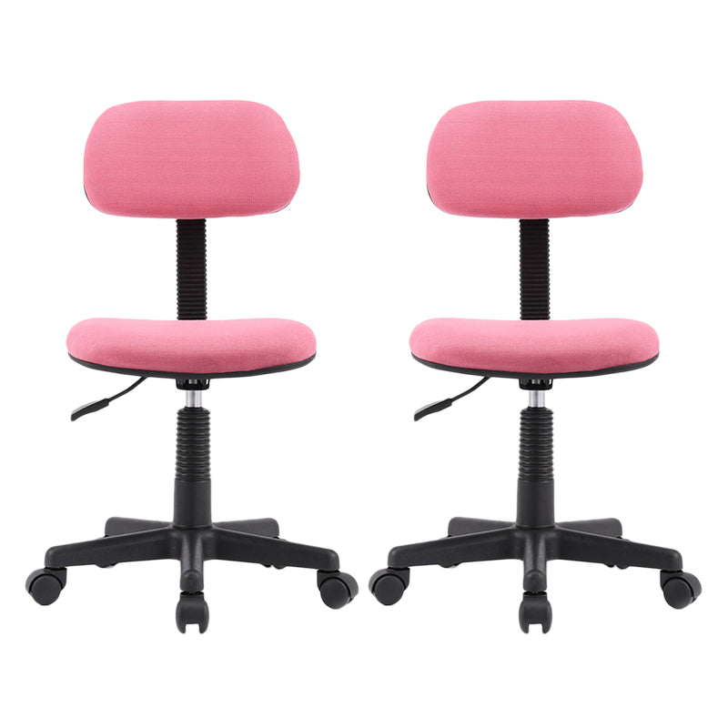 Modern Computer Task Chair Height-adjustable Office Armless Chair