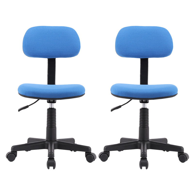 Modern Computer Task Chair Height-adjustable Office Armless Chair