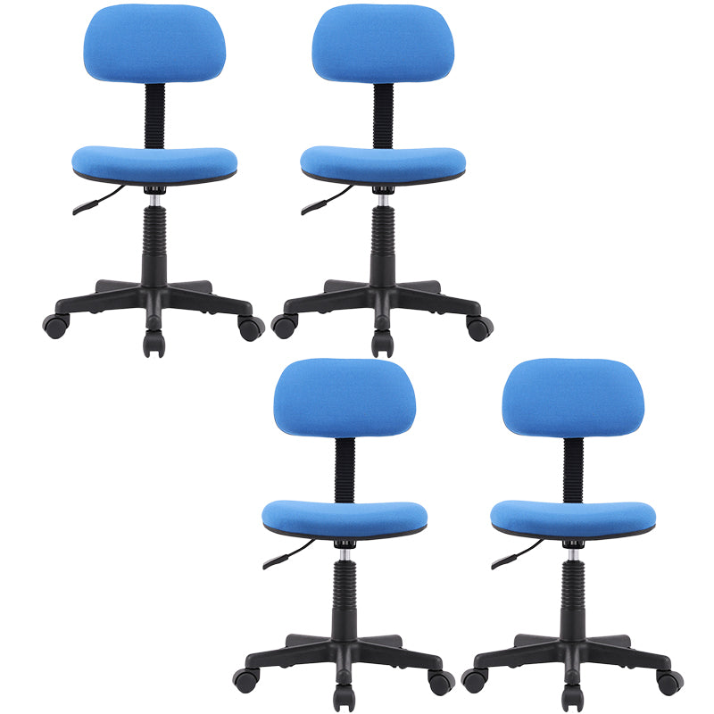 Modern Computer Task Chair Height-adjustable Office Armless Chair