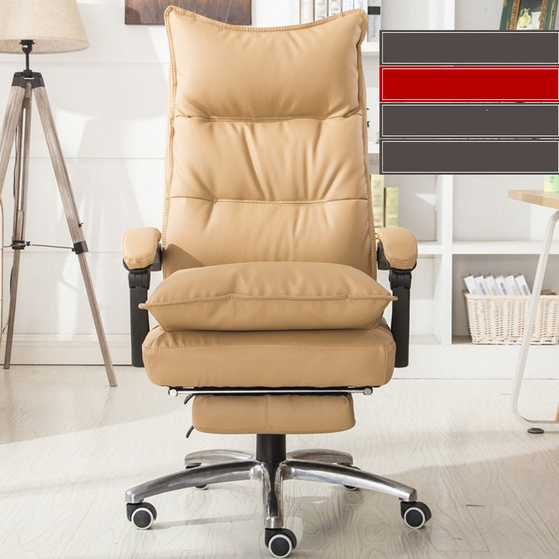 Contemporary Managers Chair Swivel Wheels High Back Executive Ergonomic Chair