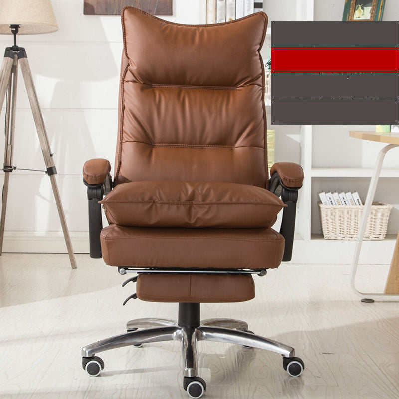 Contemporary Managers Chair Swivel Wheels High Back Executive Ergonomic Chair