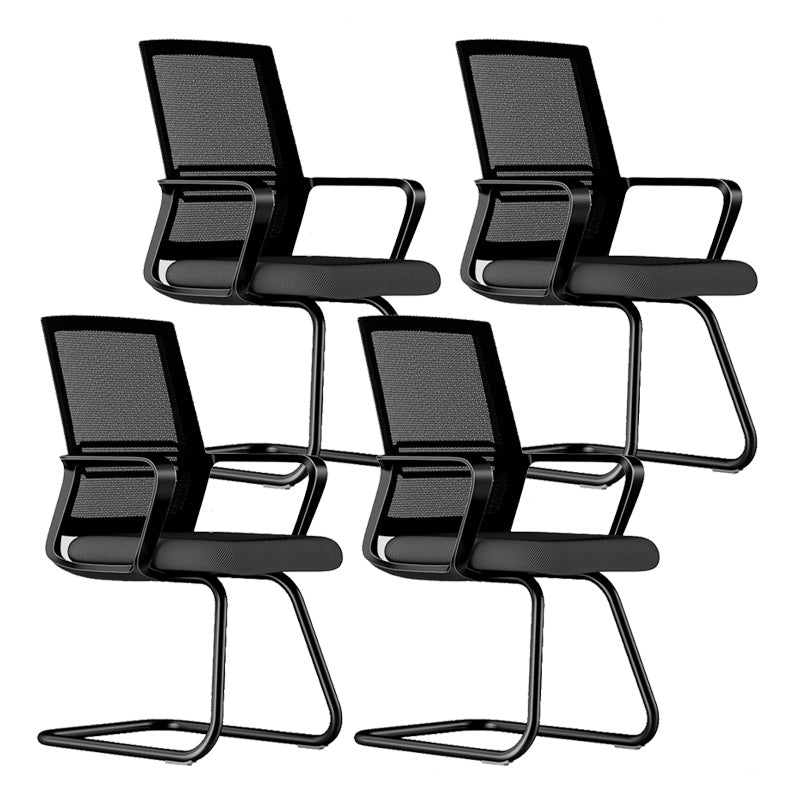 Contemporary Computer Arms Office Chair Ergonomic Mesh Task Chair