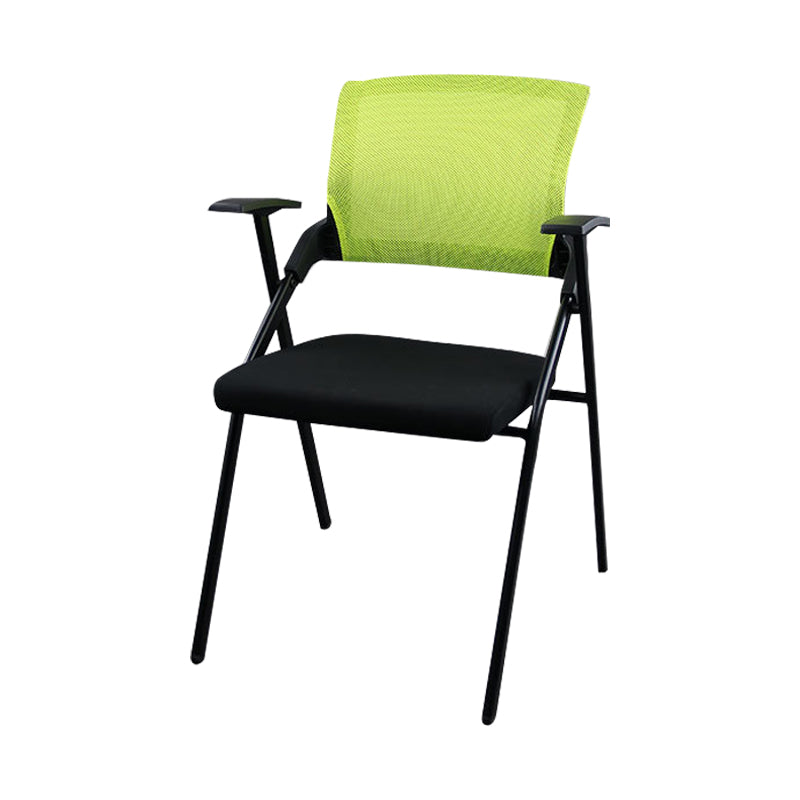 Modern Style Conference Chair without Wheels Office Chair with Fixed Arms