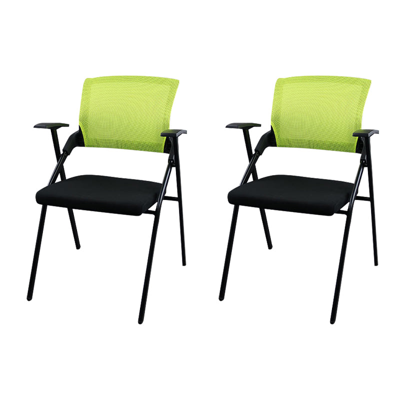 Modern Style Conference Chair without Wheels Office Chair with Fixed Arms