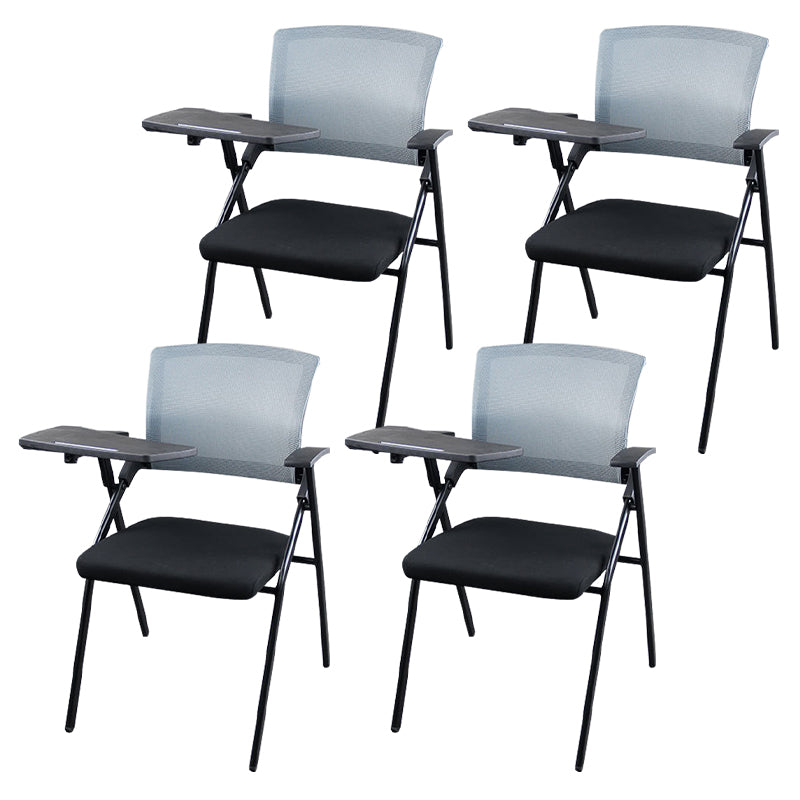 Modern Style Conference Chair without Wheels Office Chair with Fixed Arms