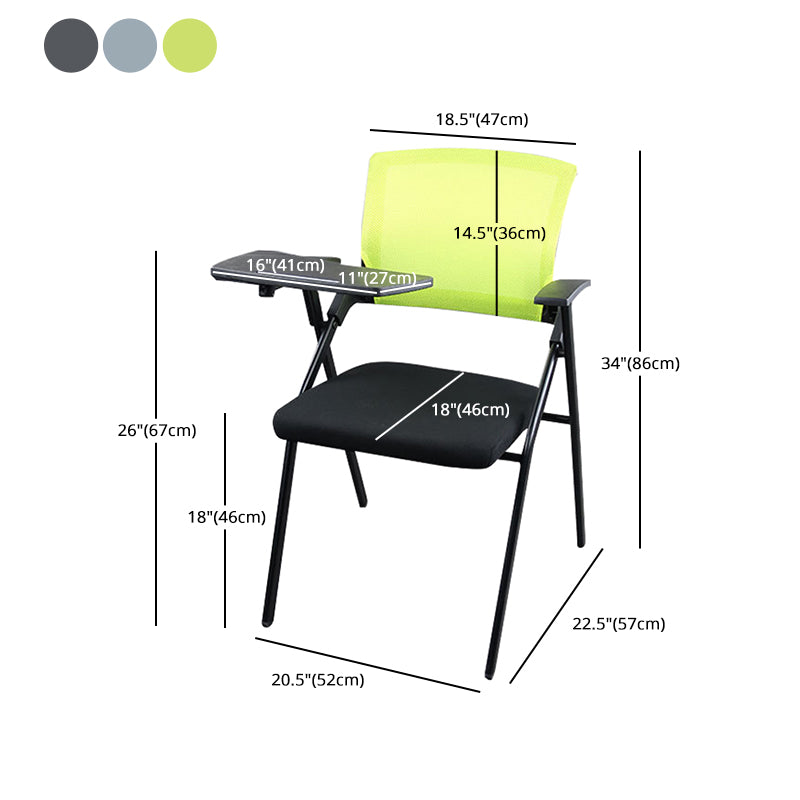 Modern Style Conference Chair without Wheels Office Chair with Fixed Arms