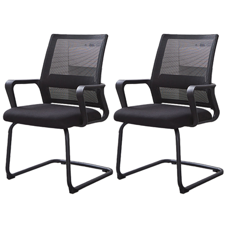 Modern Mesh Desk Chair Ergonomic Home Office Fixed Arms Office Chair