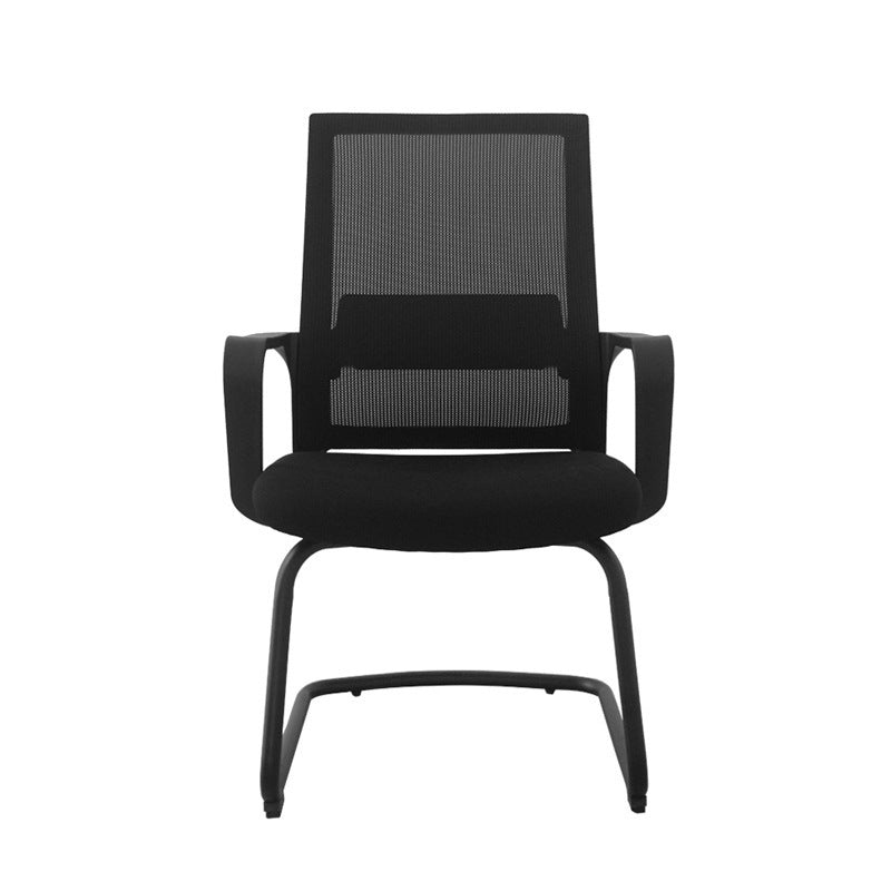 Modern Black Nylon Desk Chair with Mid Back Home Office Chair