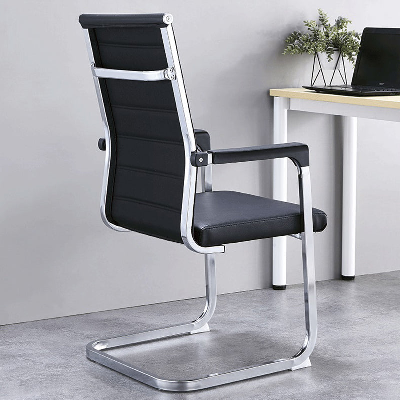 Modern Style Task Chair Ergonomic Office Chair with Fixed Arms