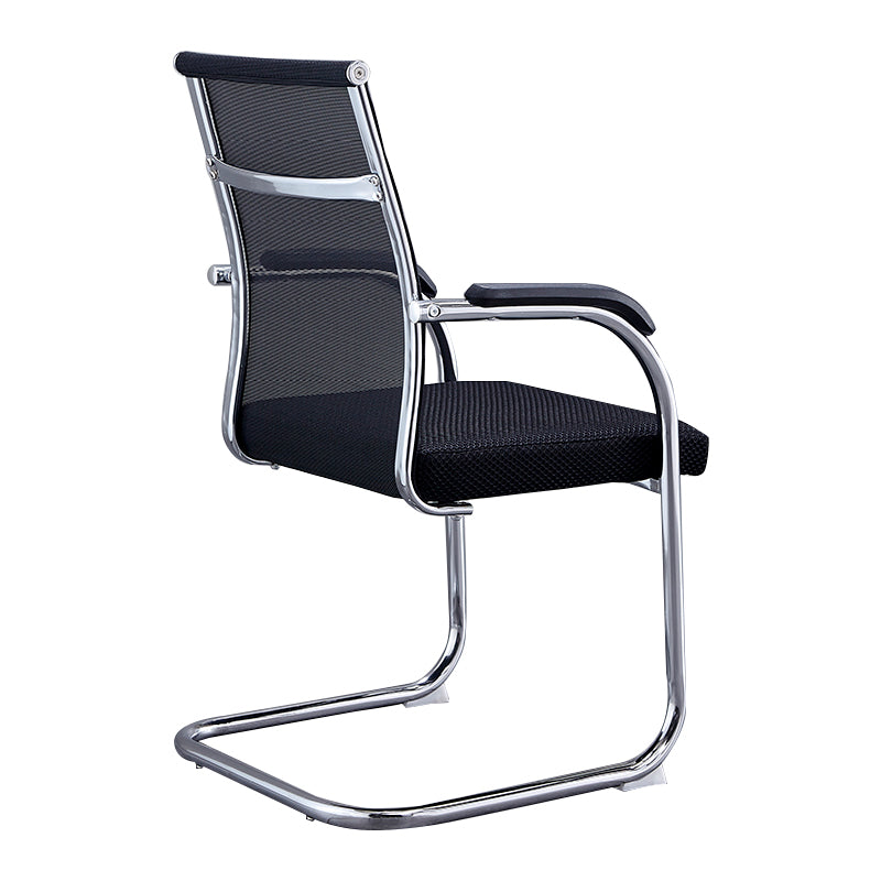 Modern Style Task Chair Ergonomic Office Chair with Fixed Arms