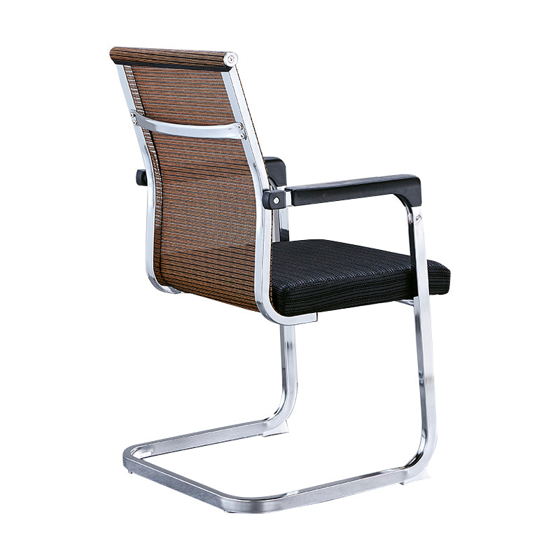 Modern Style Task Chair Ergonomic Office Chair with Fixed Arms