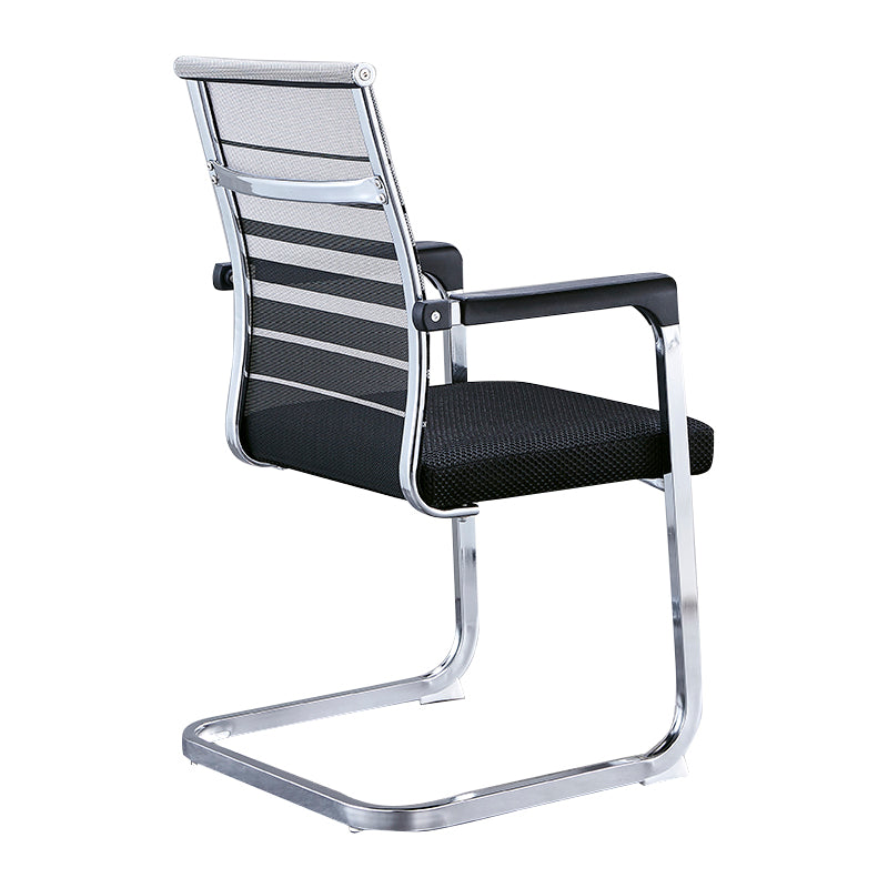 Modern Style Task Chair Ergonomic Office Chair with Fixed Arms