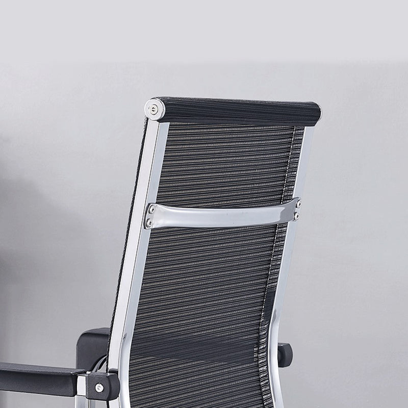 Modern Style Task Chair Ergonomic Office Chair with Fixed Arms