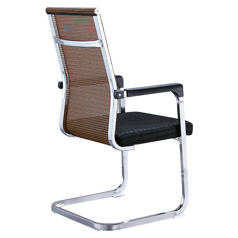 Modern Style Task Chair Ergonomic Office Chair with Fixed Arms