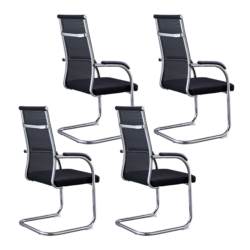 Modern Style Task Chair Ergonomic Office Chair with Fixed Arms