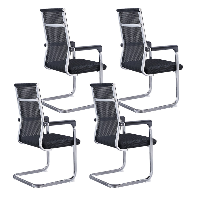 Modern Style Task Chair Ergonomic Office Chair with Fixed Arms