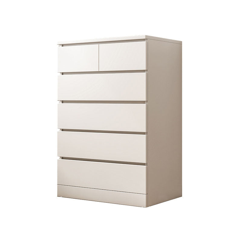 23.5" X 16" Vertical Storage Chest Modern Wood Storage Chest in White and Brown