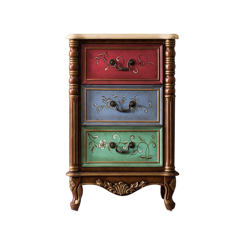 Traditional Style Lingerie Chest Vertical Storage Chest for Bedroom