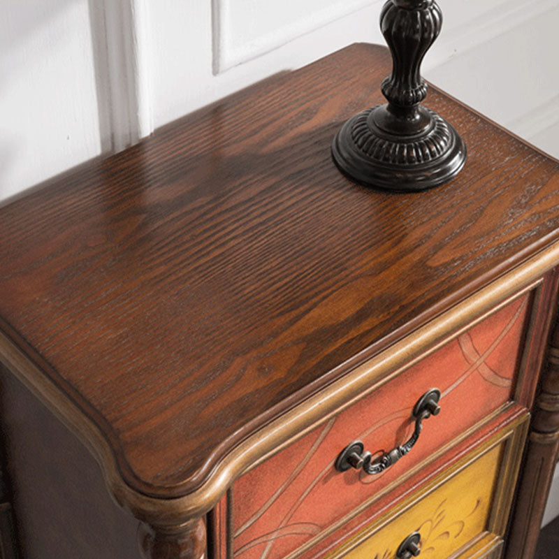 Traditional Style Lingerie Chest Vertical Storage Chest for Bedroom