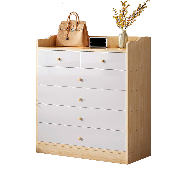 Bedside Storage Chest Dresser Modern Style Wooden Storage Chest for Bedroom