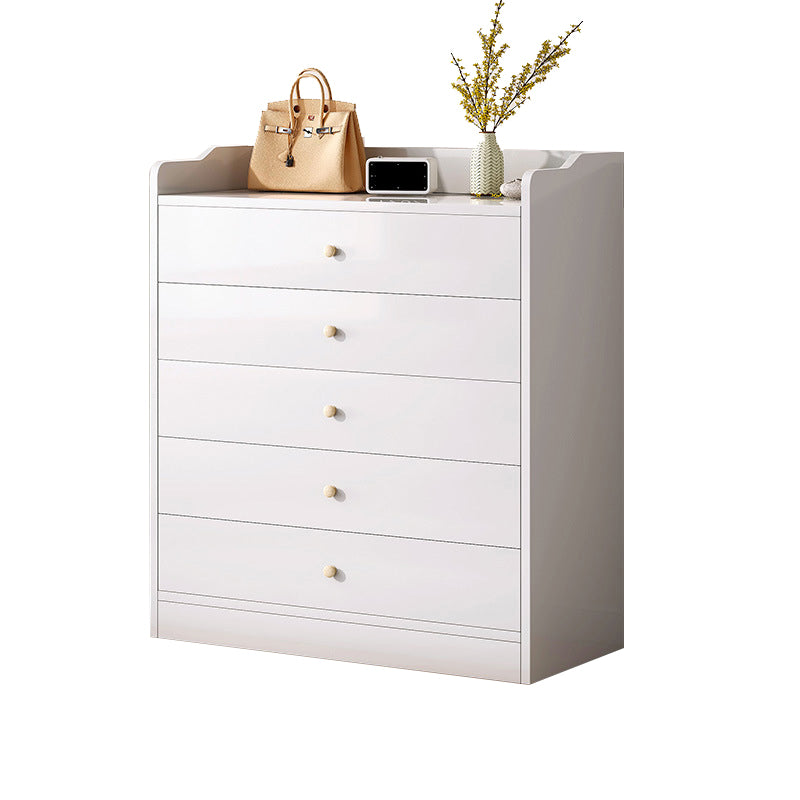 Bedside Storage Chest Dresser Modern Style Wooden Storage Chest for Bedroom