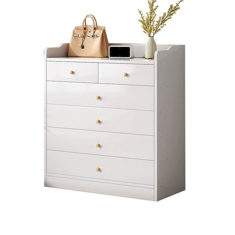 Bedside Storage Chest Dresser Modern Style Wooden Storage Chest for Bedroom