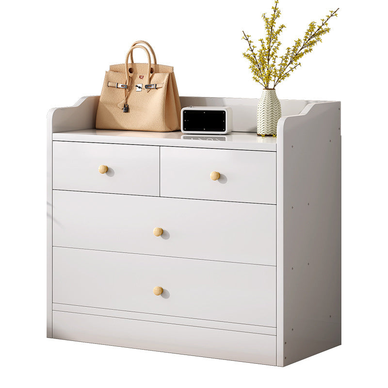 Bedside Storage Chest Dresser Modern Style Wooden Storage Chest for Bedroom