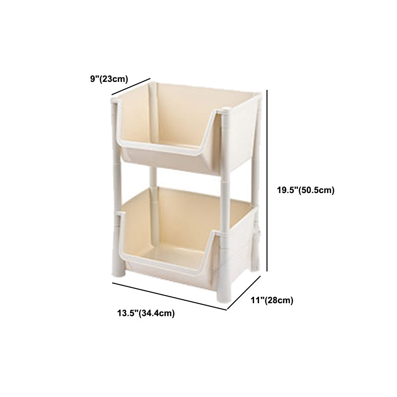 11.2" Wide Bookcase with Multi Shelves in White Bookcase for Living Room