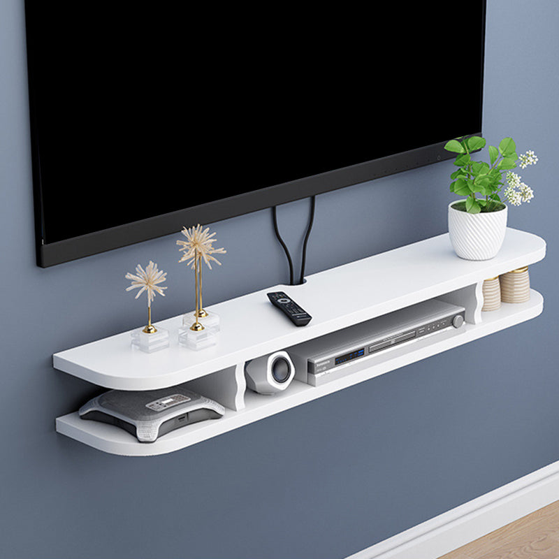 Scandinavian Wood TV Stand Wall-mounted Cable Management TV Console