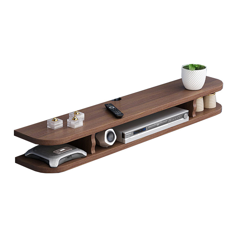 Scandinavian Wood TV Stand Wall-mounted Cable Management TV Console