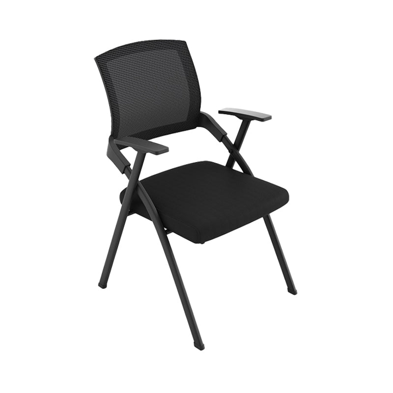 Mesh Mid Back Conference Chair Modern Home Office Fixed Arms Office Chair