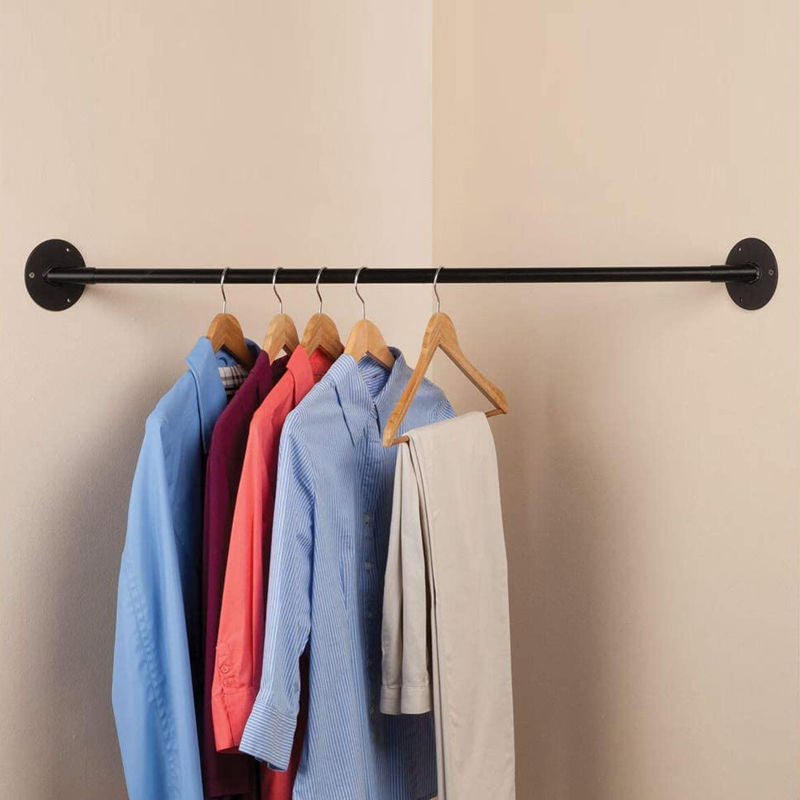 Industrial Style Coat Rack Metal Wall Mounted Coat Rack Living Room