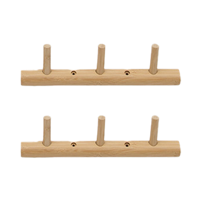 Contemporary Entryway Kit Wood Wall Mounted Hooks No Distressing Included Hall Stand