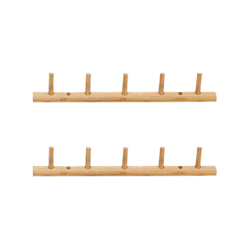 Contemporary Entryway Kit Wood Wall Mounted Hooks No Distressing Included Hall Stand