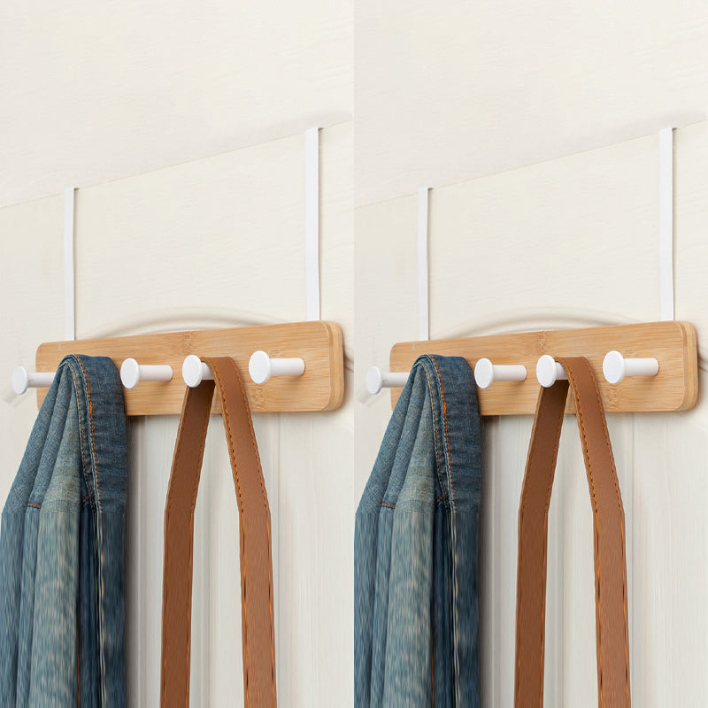 Contemporary Entryway Kit Wood Wall Mounted Hooks Included No Distressing Hall Stand