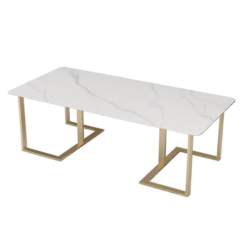 Rectangle Office Table Industrial Meeting Desk with Sled Base