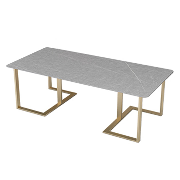 Rectangle Office Table Industrial Meeting Desk with Sled Base