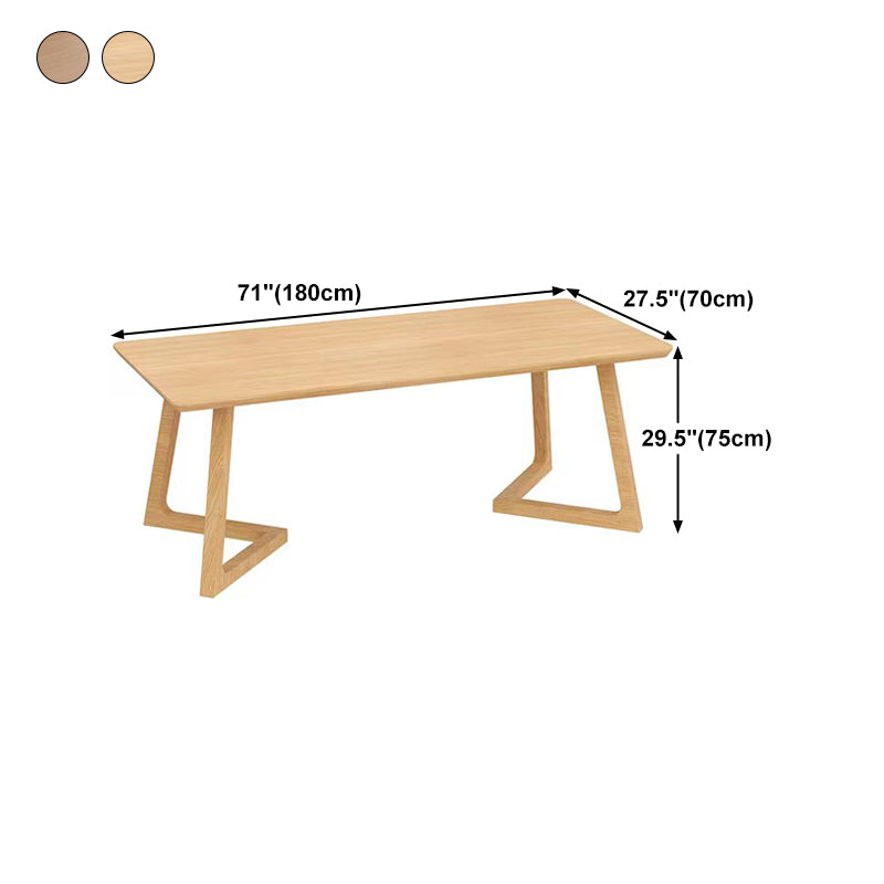 Modern Style Writing Desk Wooden Rectangular Office Desk for Home